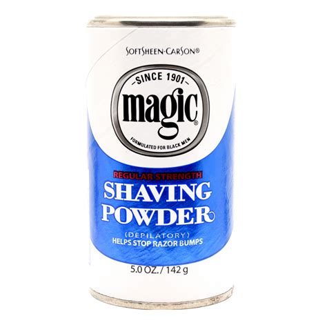 Magic shavinf powder targrt